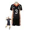 Haikyū!! Azumane Asahi Number 3 Volleyball Sports Cosplay Costumes