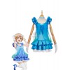 Love Live! Yume No Tobira Rin Hoshizora Blue Anime Coaplay Dress