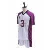 Haikyū!! Karasuno High School vs Shiratorizawa Academy Semi Eita Number 3 Volleyball Sportswear Cosplay Costumes