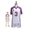 Haikyū!! Karasuno High School vs Shiratorizawa Academy Semi Eita Number 3 Volleyball Sportswear Cosplay Costumes