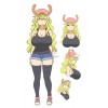 Miss Kobayashi's Dragon Maid Quetzalcoatl Lucoa Cosplay Costumes