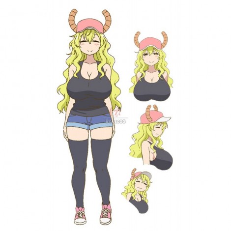 Miss Kobayashi's Dragon Maid Quetzalcoatl Lucoa Cosplay Costumes