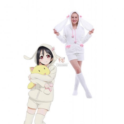 Love Live! Yazawa Nico Rabbit Pajamas Cosplay Costumes