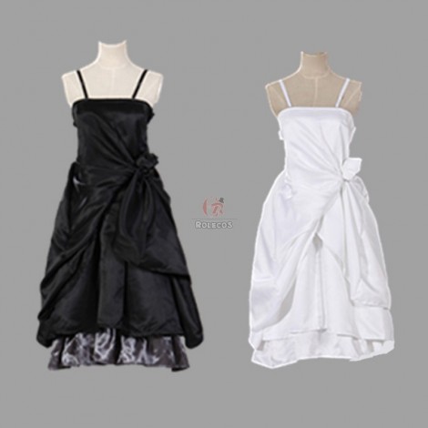 Inu X Boku SS Ririchiyo Shirakiin Cocktail Dress Cosplay Costume