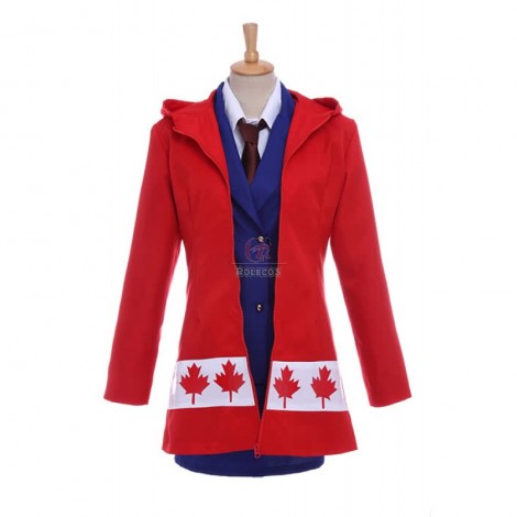 Axis Powers Hetalia APH Canada Cosplay Costume