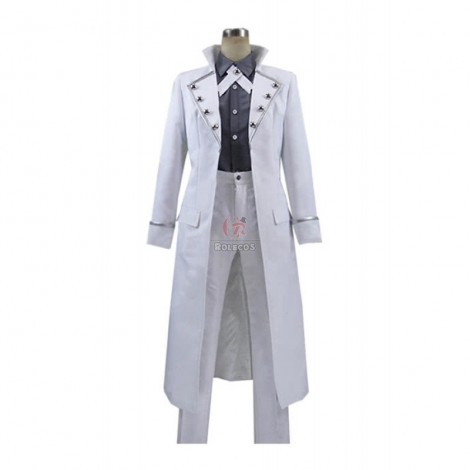 K Project Silver King Isana Yashiro White Cosplay Costume