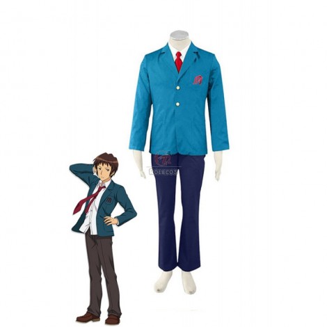 The Melancholy Of Haruhi Suzumiya Uniform Kyon Cosplay Costumes