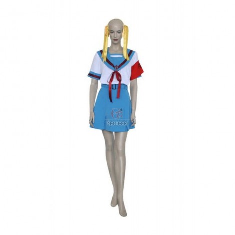 The Melancholy of Haruhi Suzumiya Asahina Mikuru Uniform Cosplay Costume