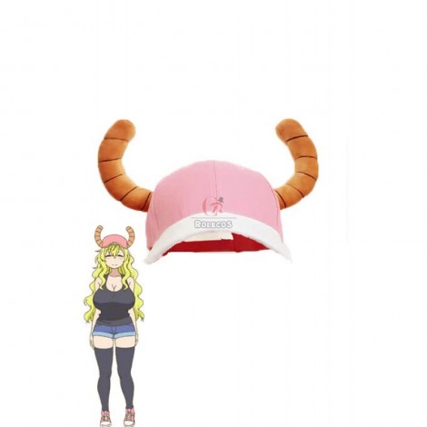 Miss Kobayashi's Dragon Maid Quetzalcoatl Lucoa Pink Cosplay Hat