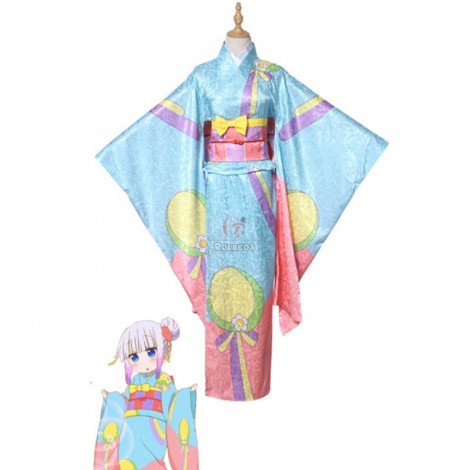 Miss Kobayashi's Dragon Maid Kanna Kobayashi Cosplay Kimono