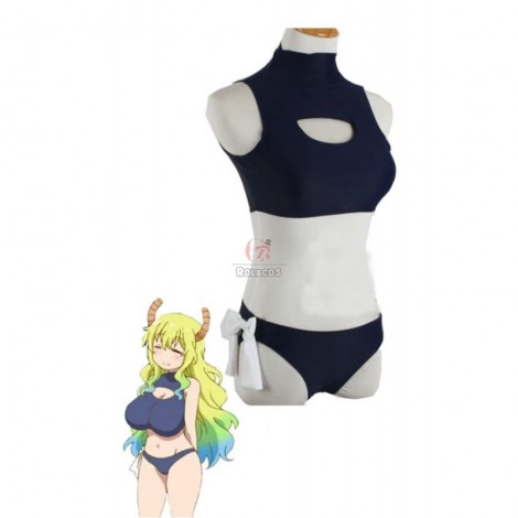 Miss Kobayashi's Dragon Maid Quetzalcoatl Lucoa Cosplay Swimming Suit