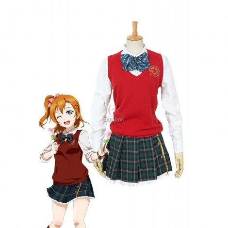 Love Live! Honoka Kousaka Cosplay Costumes Classic Shool Clothing