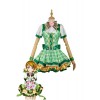 Love Live Bouquet Awaken Koizumi Hanayo Green Dress Anime Cosplay Costumes