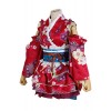 Love Live Bathrobe Awakening Nozomi Tojo Red Cosplay Costume Special