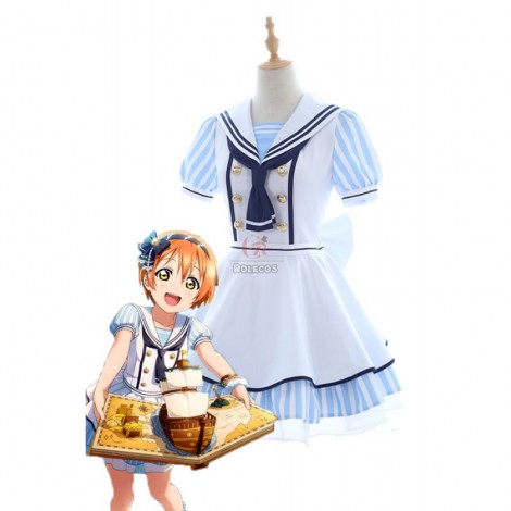 Love Live Pirate Set Rin Hoshizora Cute Dress AnimeCosplay Costumes