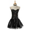 Death Note Misa Amane Sexy Black Dress Cosplay Costume