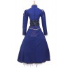 Fate Stay Saber Night Rin Deep Blue Dress Cosplay Costume