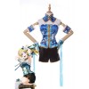 Love Live Ayase Eli Blue Beautiful Anime Cosplay Costumes