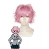 My Hero Academia Mina Ashido Short Pink Cosplay Wigs