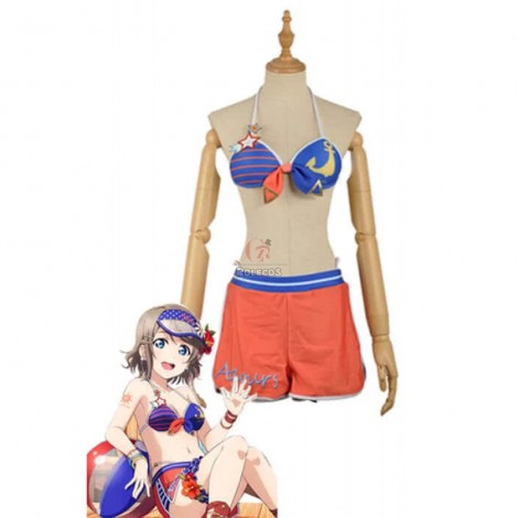 Love Live Sunshine Angel Aqours Unawaken You Watanabe Swimsuit Anime Cosplay Costumes