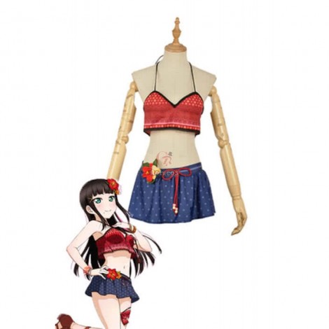 Love Live Sunshine Angel Aqours Unawaken Dia Kurosawa Swimsuit Anime Cosplay Costumes