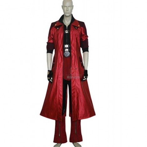 Custom-Made Cosplay Costume For Devil May Cry IV 4 Dante Game Uniform Dante