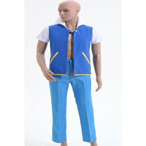 Pokemon Ash Ketchum Cosplay Costume Style Customized