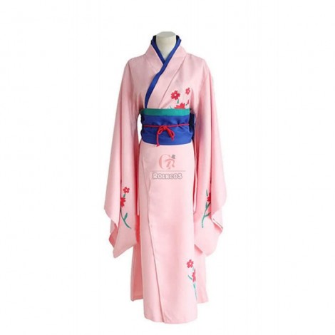 Gintama Shimura Tae Cosplay Costume With Bright Color