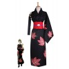 Gintama Tsukuyo Suit Cosplay Costume Black