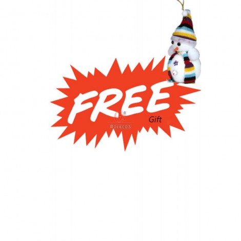 Free Gift Snowman Decoration for Christmas Day