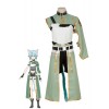 Sword Art Online Asada Shino Female Green Cosplay Costume