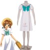 Cardcaptor Sakura Kinomotosakura 5th Version White Sailor Cosplay Costumes