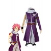 Fairy Tail Team Fairy Tail Natsu Dragneel Cosplay Costumes Purple Robe