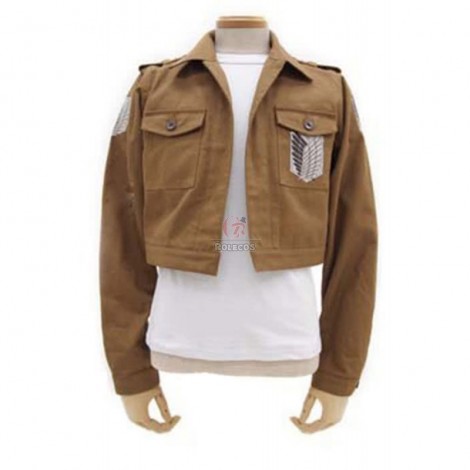 Attack on Titan The Recon Corps Wings of Freedom Boy's Jaket Cosplay Costume