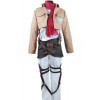 Attack On Titan Shingeki no Kyojin Mikasa Ackerman Trainee Class Uniform Cosplay Costumes