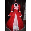 Lovely Princess Red Sweet Grace Black Bulter Elizabeth Cosplay Costume