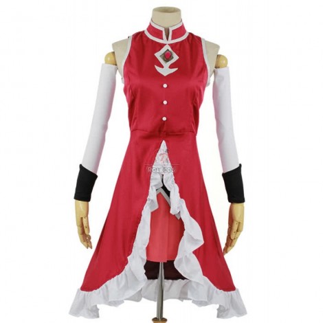 Red Cosplay Costumes Sakura Kyouko Of Puella Magi Madoka Magica