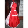 Lovely Princess Red Sweet Grace Black Bulter Elizabeth Cosplay Costume