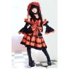 Date A Live Shiqikuangsan Cosplay Costumes Dark Red Dress