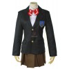 Black Cosplay Costume Gou Matsuoka Uniform With Red Bowknot