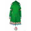 Date a Live of Hermit Cosplay Costume Green Coat