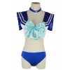 Super Sprout Anime Cosplay Costume of Three Colors Swim Suit