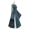 Women Renaissance Victorian Medieval Dress Vintage Long Dress