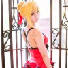 Fate Grand Order Nero Red Swimming dress Anime Cosplay Costumes