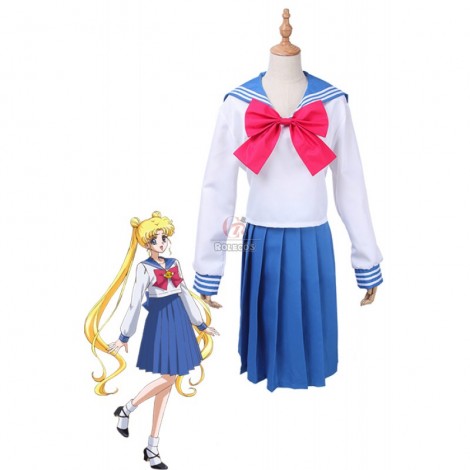 Sailor Moon Serena Tsukino 5 Version Sailor Suit Uniforms Cosplay Costumes