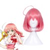 Magical Girl Ore Saki Uno Pink Long Woman Synthetic Cosplay Wig