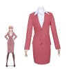 WotaKoi Love is Hard for Otaku Narumi Momose Pink Suits for Women Cosplay Costume