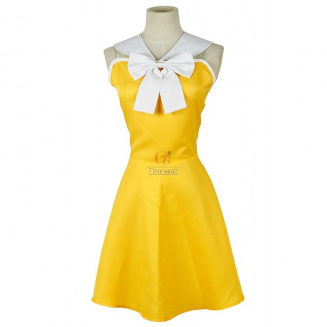 Fairy Tail Levy McGarden Dress Cosplay Costume Customized