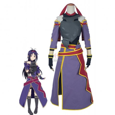 Sword Art Online Alfheim Online ALO Yuuki Konno Cosplay Costume