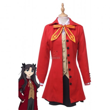 Anime Fate Stay Night Fate/Zero Tohsaka Rin Cosplay Costume Cosplay Dress